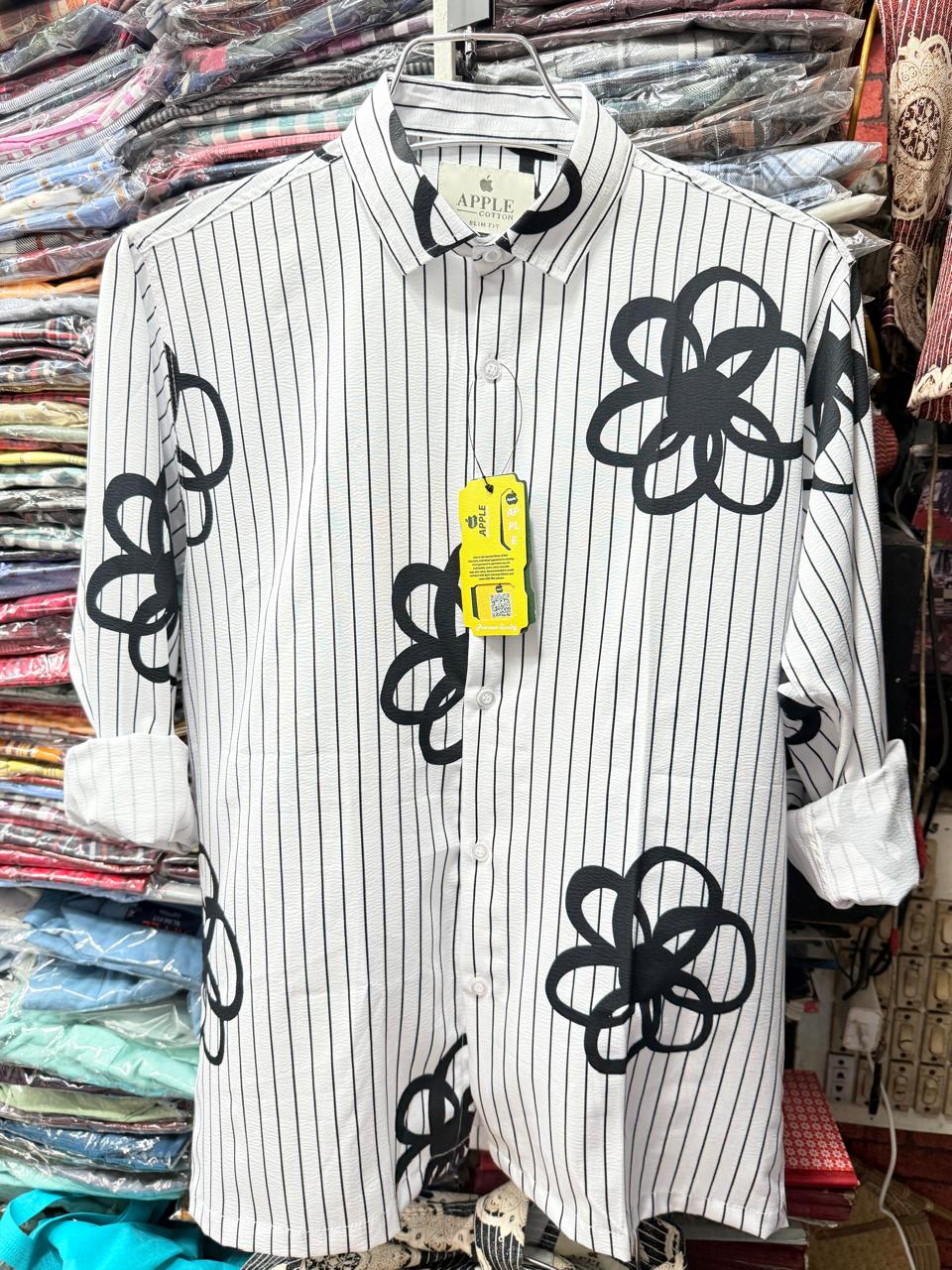 White print shirt