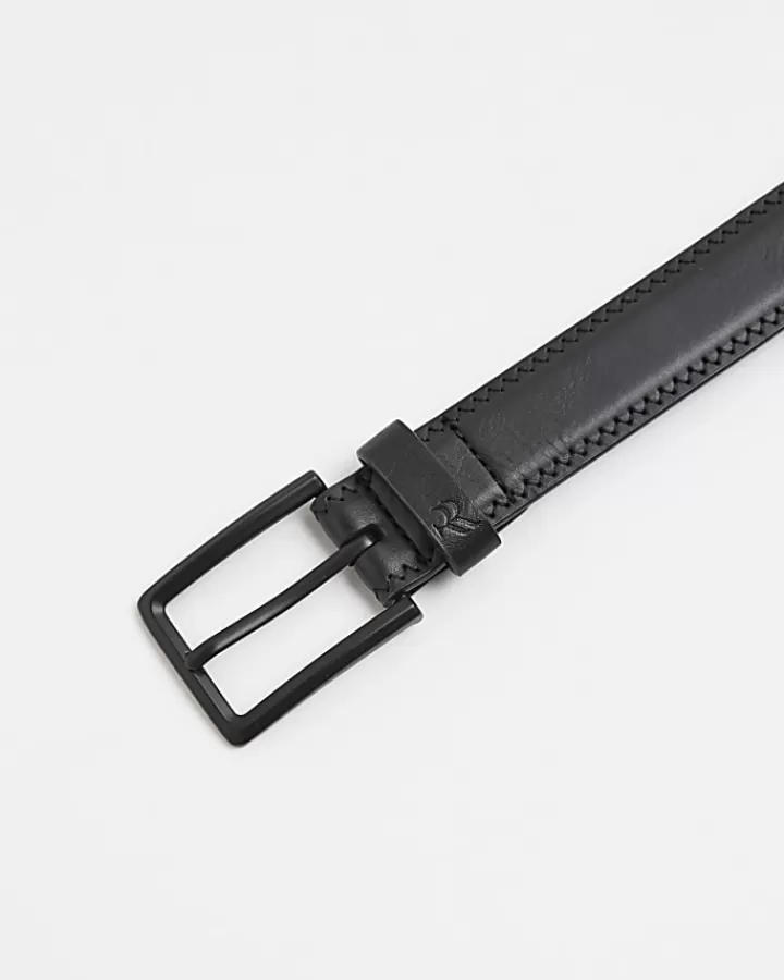 faux leather smooth belt | Riverisland Outlet